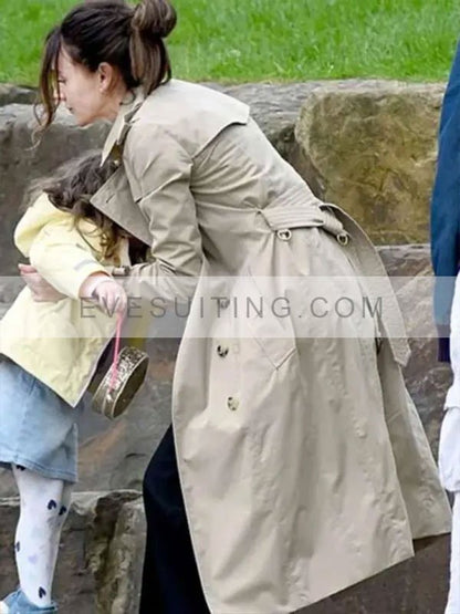 Season 1 Maya Stern Beige Trench Coat