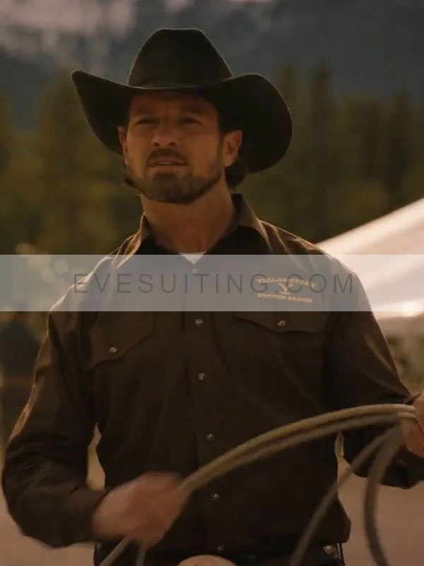 Season 5 Dutton Ranch Cotton Brown Shirt