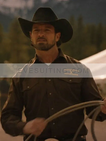 Season 5 Dutton Ranch Cotton Brown Shirt