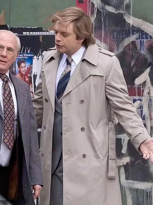 Sebastian Stan Beige Coat