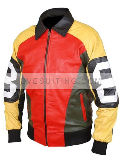 Seinfeld Patrick David Puddy Warburton 8 Ball Leather Jacket