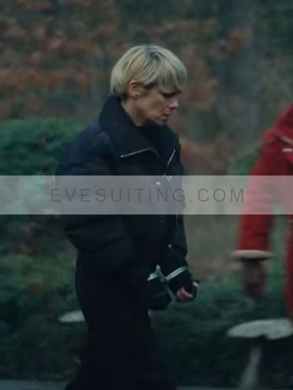 Selma TV Series Furies Season 1 Marina Foïs Black Puffer Jacket