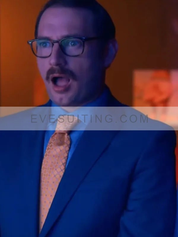 Senior Year 2022 Brandon Scott Jones Blue Suiting Blazer