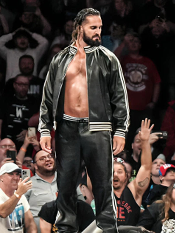 Seth Rollins Leather Jacket
