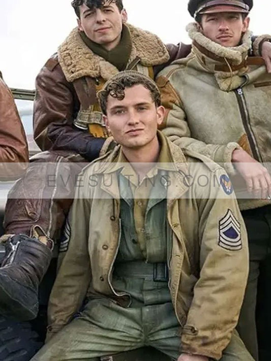 Sgt. Ken Lemmons Masters of the Air Season 1 Beige Jacket