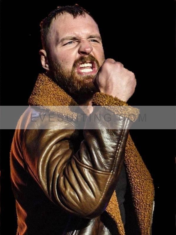 Shearling Dark Brown Leather Jacket