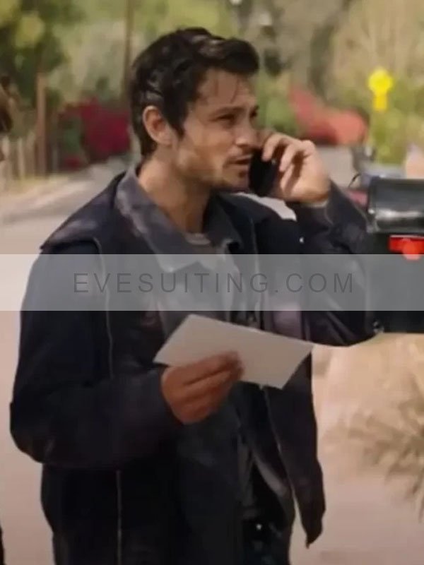 Shiloh Fernandez Movie Private Property 2022 Duke Black Jacket