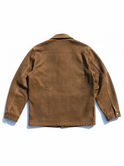 Ship John Wills Brown Suede Leather Jacket