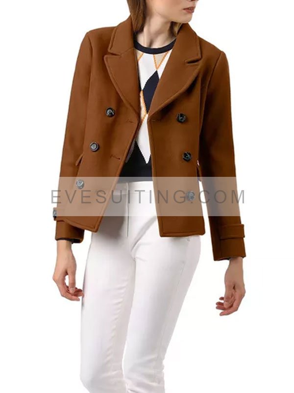 Shop Women's Dark Brown Peacoat