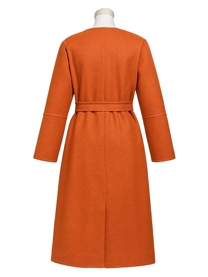 Sienna Miller Anatomy Of A Scandal 2022 Sophie Whitehouse Orange Trench Coat
