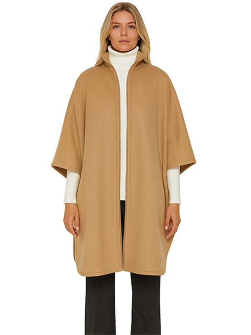 Sienna Miller Camel Poncho