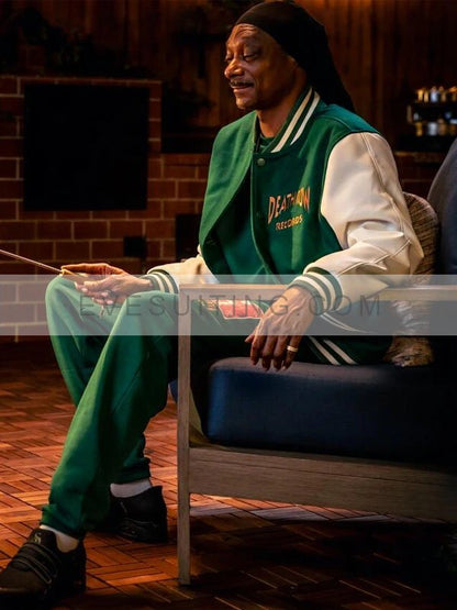 Snoop Dogg Death Row Records Paisley Varsity Jacket - Recreation
