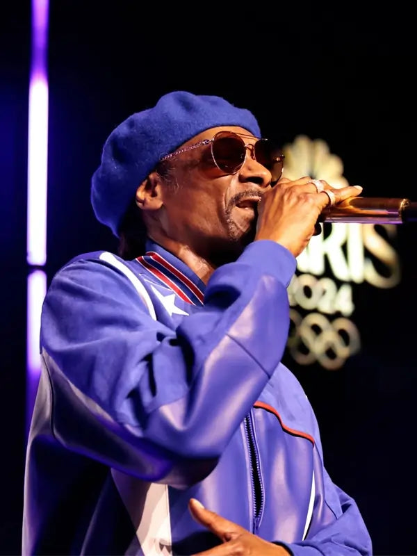 Snoop Dogg Olympic 2024 Purple Jacket