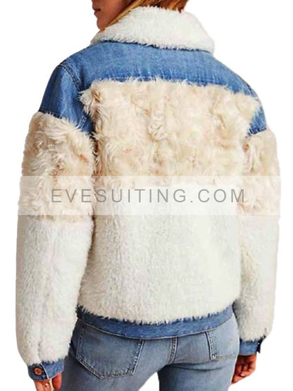 Sofia TV Series Dash & Lily Keana Marie Denim Fur Jacket