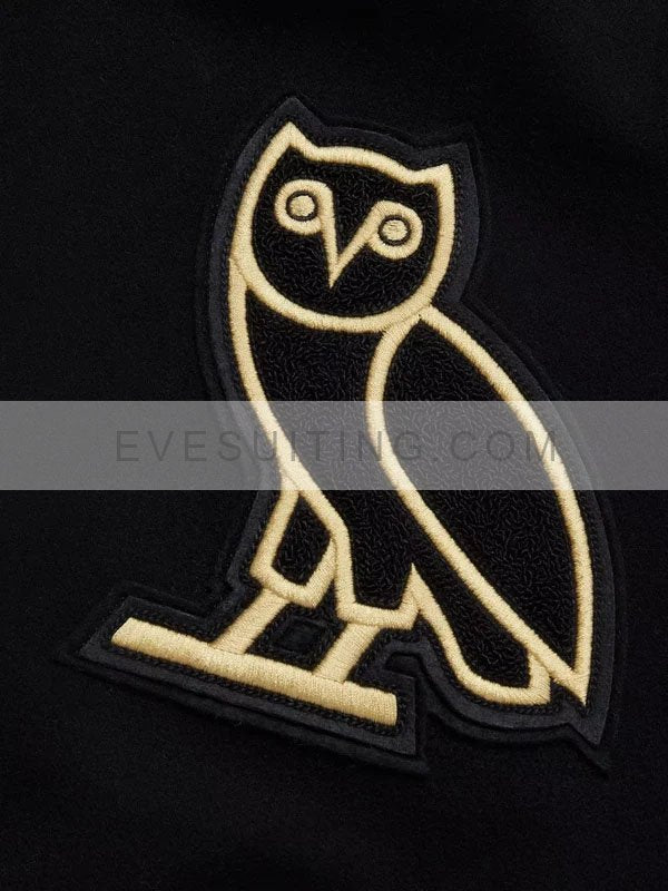 Sotto Sotto 30th Anniversary Varsity Black Wool Jacket