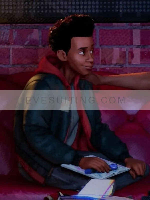 Spider-Man Across the Spider-Verse Shameik Moore Green Bomber Jacket