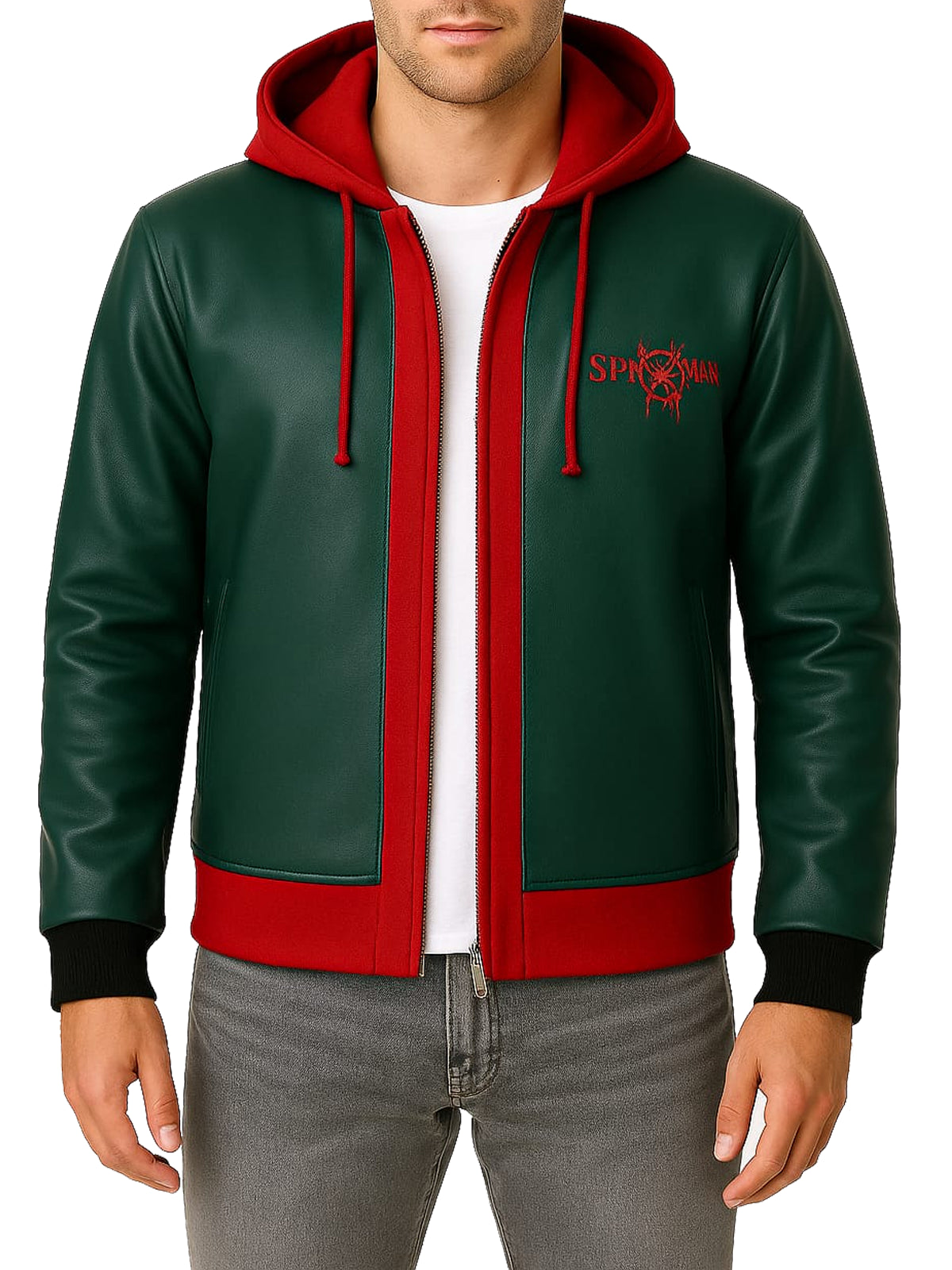 Spider-Man Miles Morales green jacket