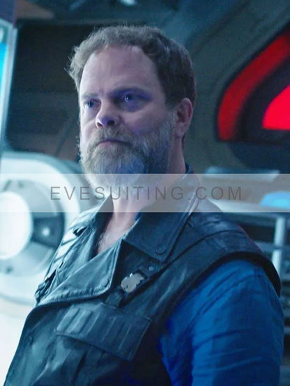 Star Trek Discovery Rainn Wilson Leather Black Vest