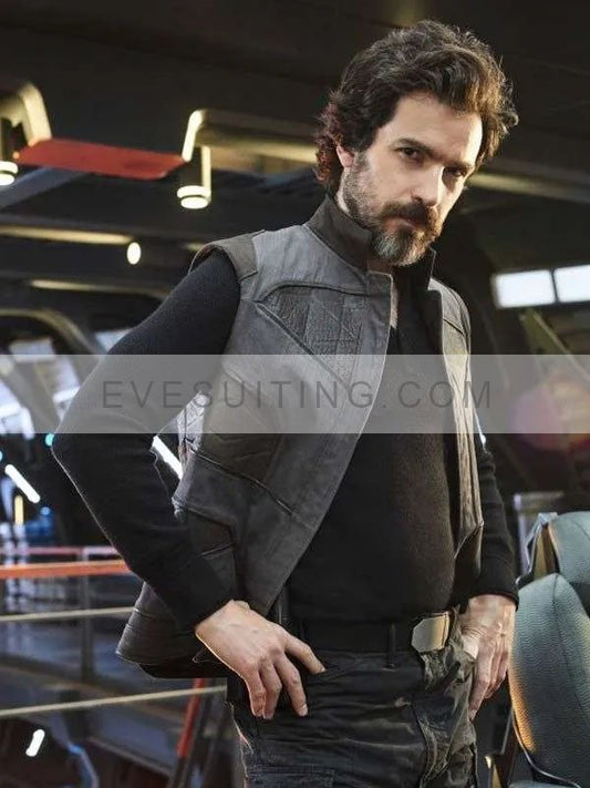 Star Trek Picard 2022 Cristóbal Rios Leather Vest