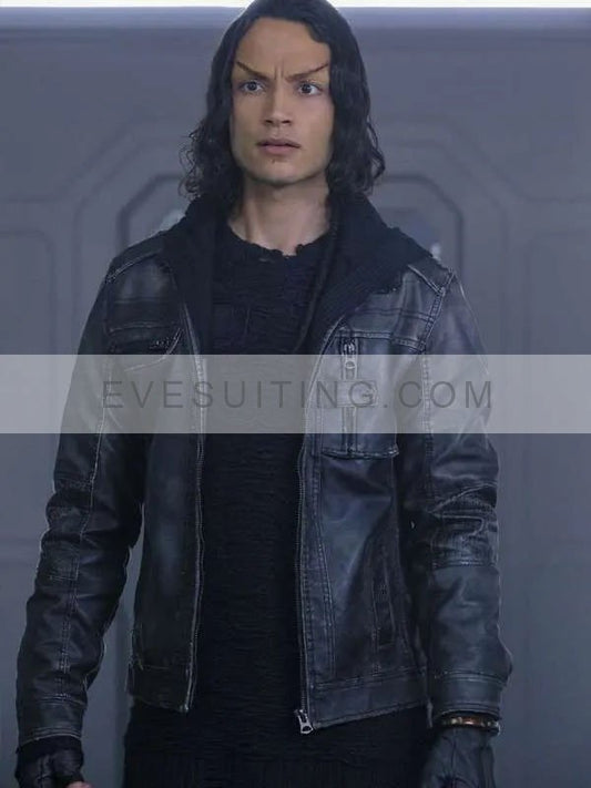Star Trek Picard S02 Elnor Black Leather Jacket