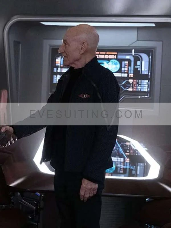 S3 Star Trek: Picard Jean-Luc Picard Leather Jacket