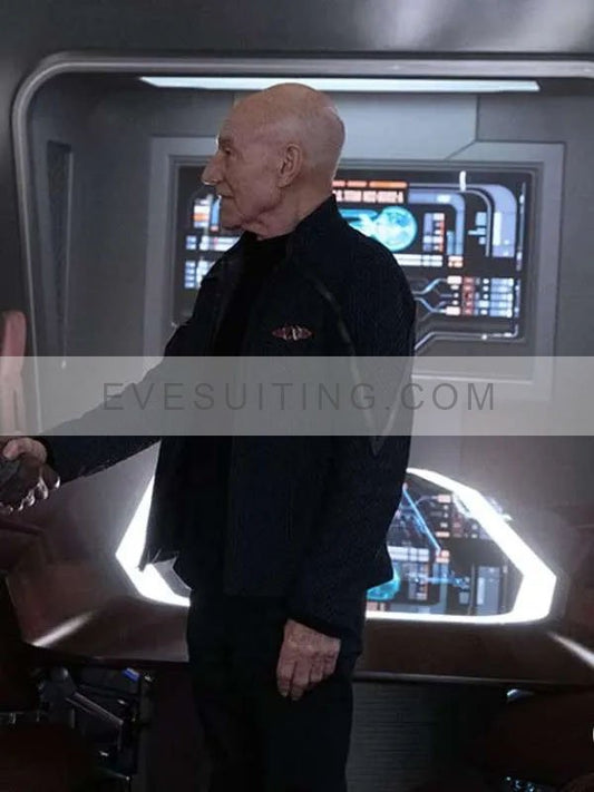 S3 Star Trek: Picard Jean-Luc Picard Leather Jacket
