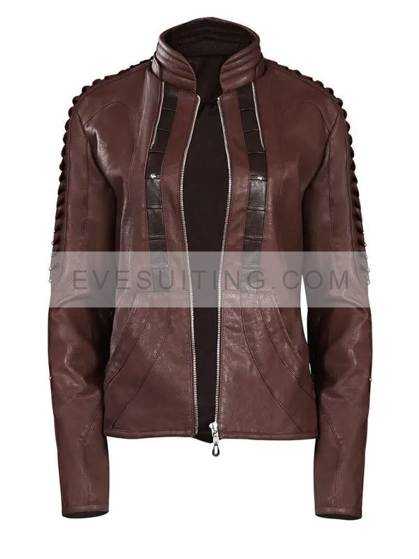 Star Trek Picard Season 2 Jeri Ryan Leather Jacket