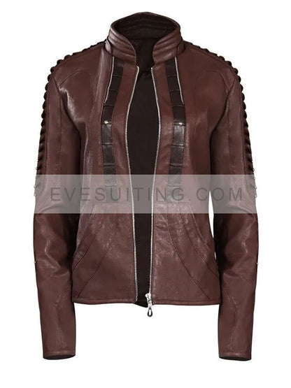 Star Trek Picard Season 2 Jeri Ryan Leather Jacket