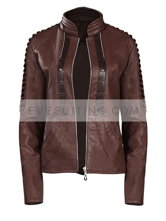Star Trek Picard Season 2 Jeri Ryan Leather Jacket