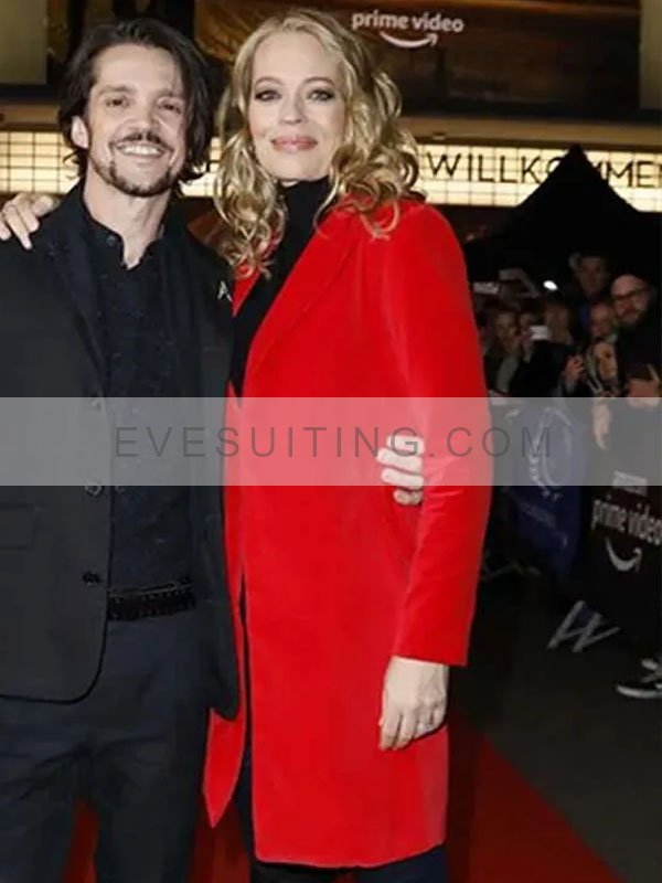 Star Trek Picard Seven of Nine Jeri Ryan Red Trench Coat