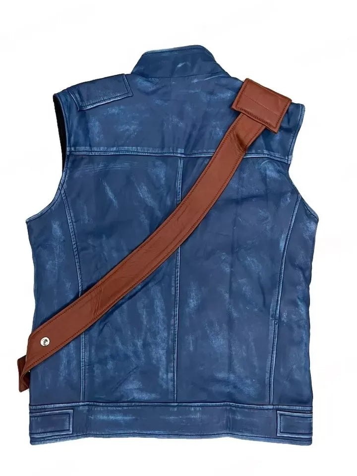 Star Wars Jedi Survivor Cal Kestis Blue Leather Vest