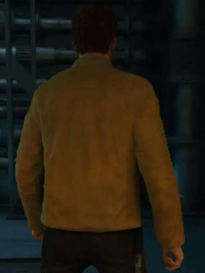 Star Wars Jedi Survivor Cal Kestis Yellow Leather Jacket