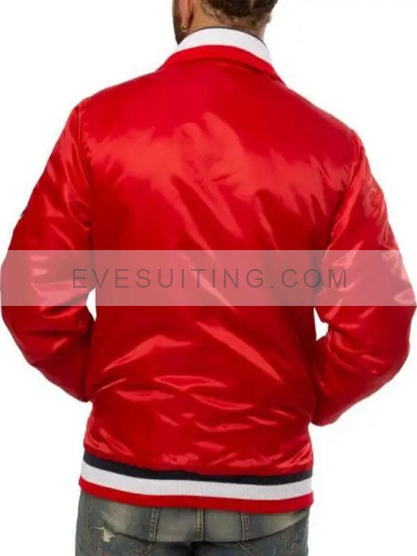Starter Baseball Team Boston Red Sox Letterman Varsity Red Jacket