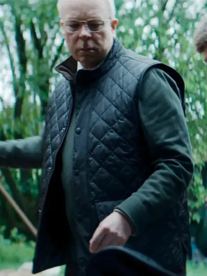 Steve Pemberton Missing You 2025 Black Quilted Vest