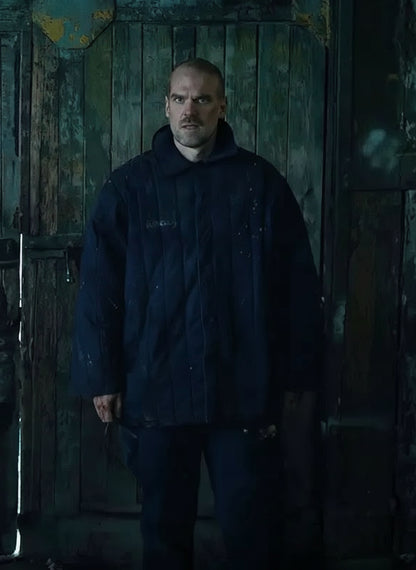 Stranger Things David Harbour Blue Jacket