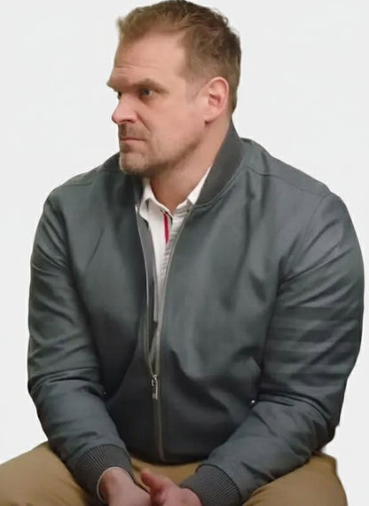 Stranger Things David Harbour Grey Jacket