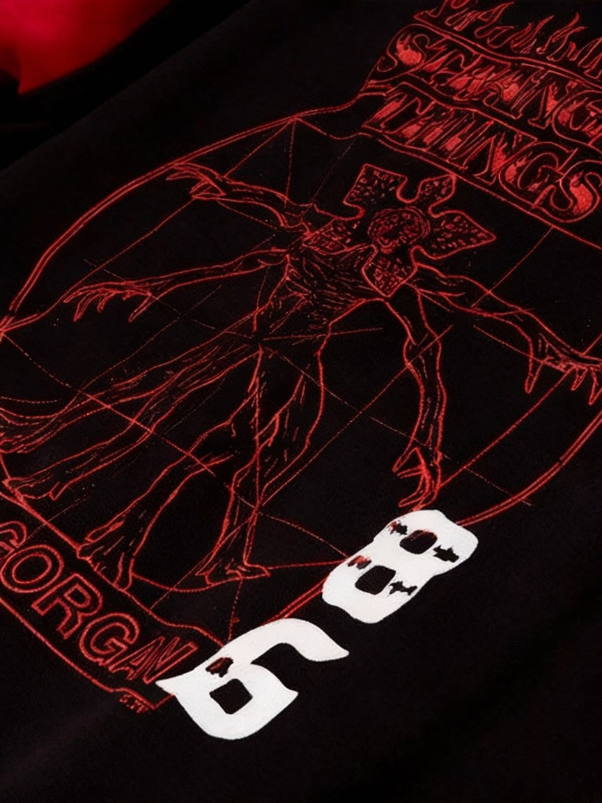 Stranger Things Demogorgon Hunter Red and Black Jacket