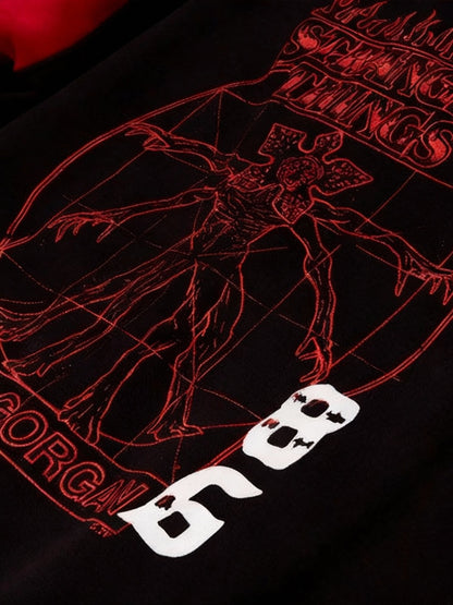 Stranger Things Demogorgon Hunter Red and Black Jacket