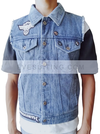 Stranger Things Eddie Munson DIO Denim Vest