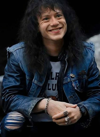 Stranger Things Eddie Munson Denim Blue Jacket