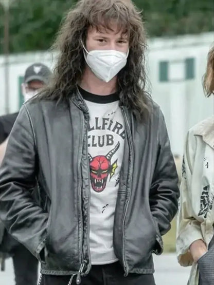 Stranger Things Eddie Munson Leather Jacket