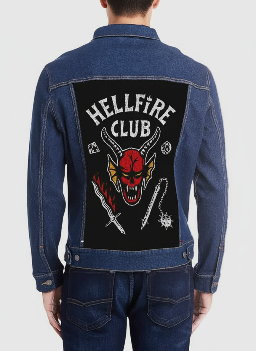 Stranger Things Hellfire Club Denim Jacket
