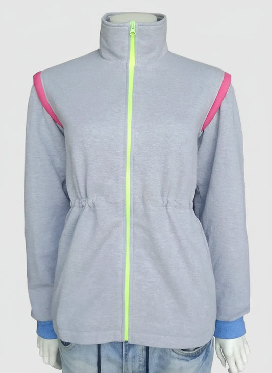 Stranger Things Karen Wheeler Grey Fleece Jacket