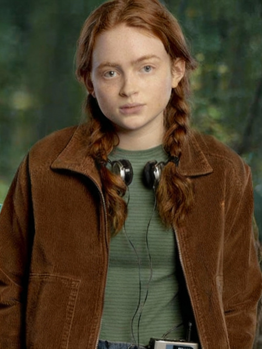 Stranger Things Max Mayfield Brown Jacket