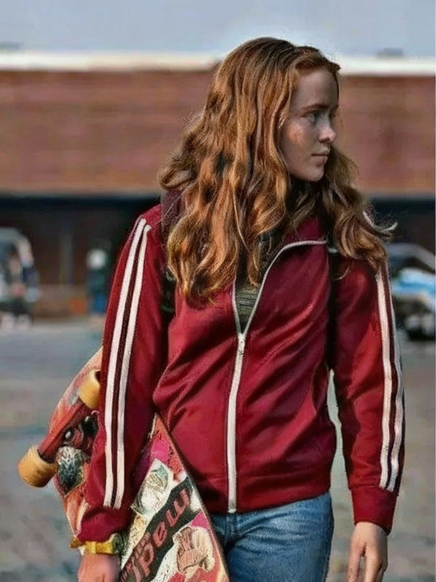 Stranger Things Max Mayfield Red Track Jacket