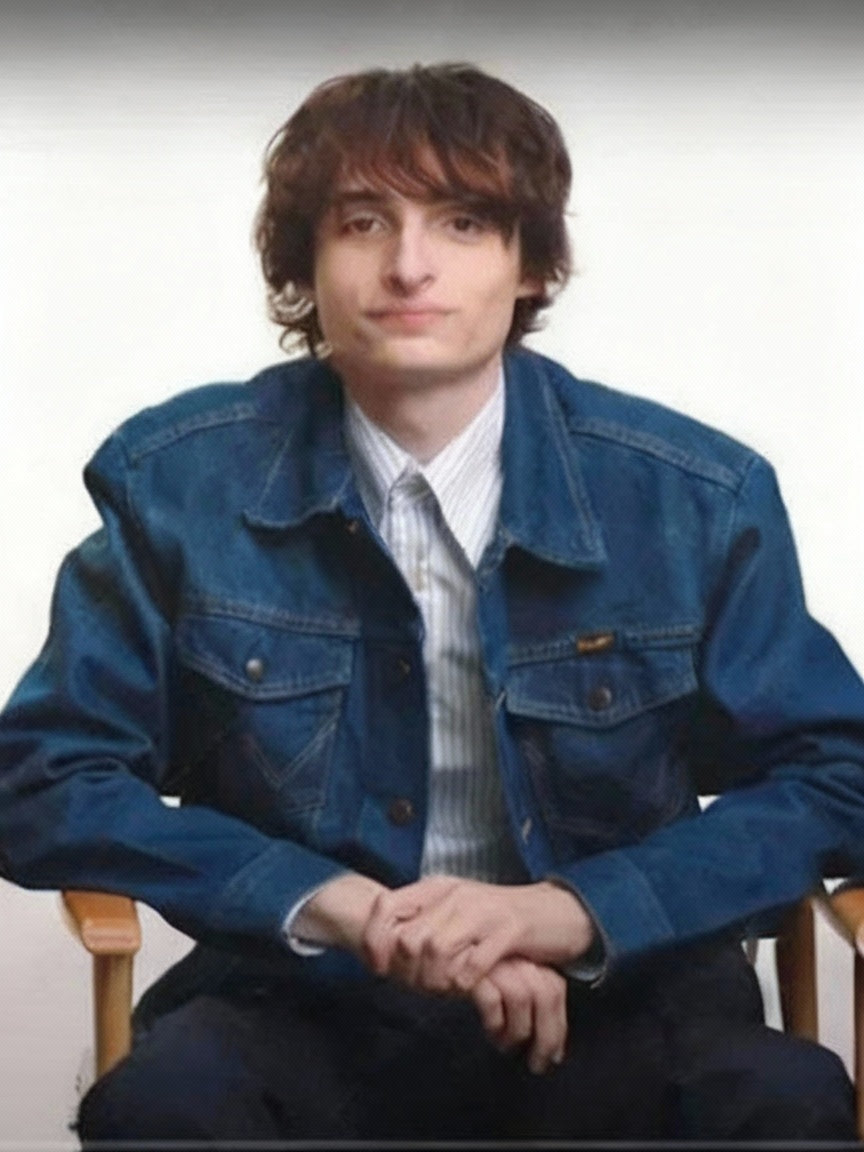 Stranger Things Mike Wheeler Denim Blue Jacket