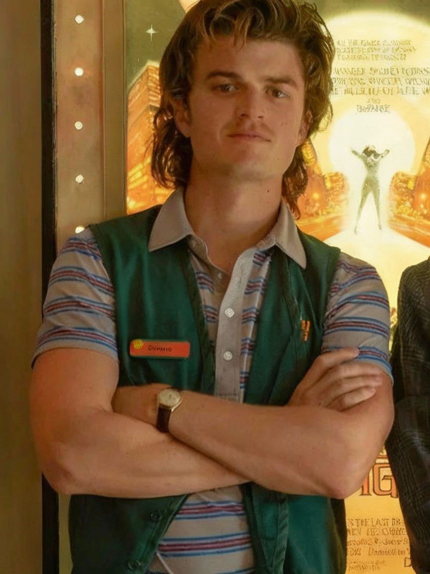 Stranger Things Steve Harrington Green Vest