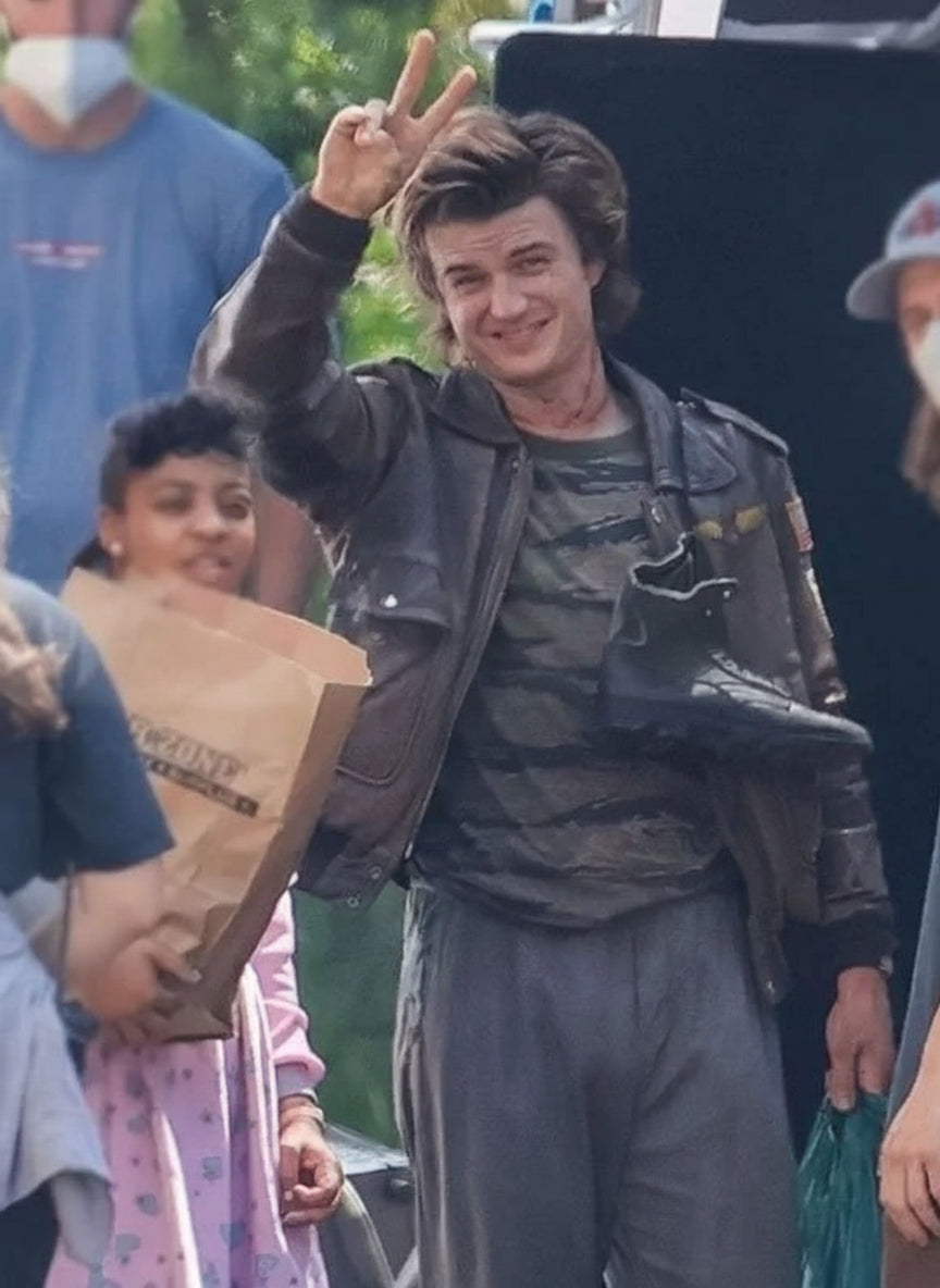 Stranger Things Steve Harrington Leather Jacket