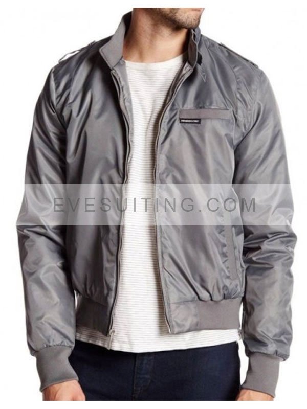 Stranger Things Tv Series Grey Bomber Jacket