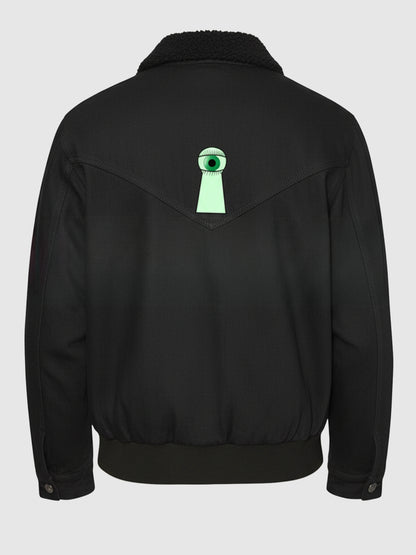 Stranger Things Robin Buckley Black Denim Jacket